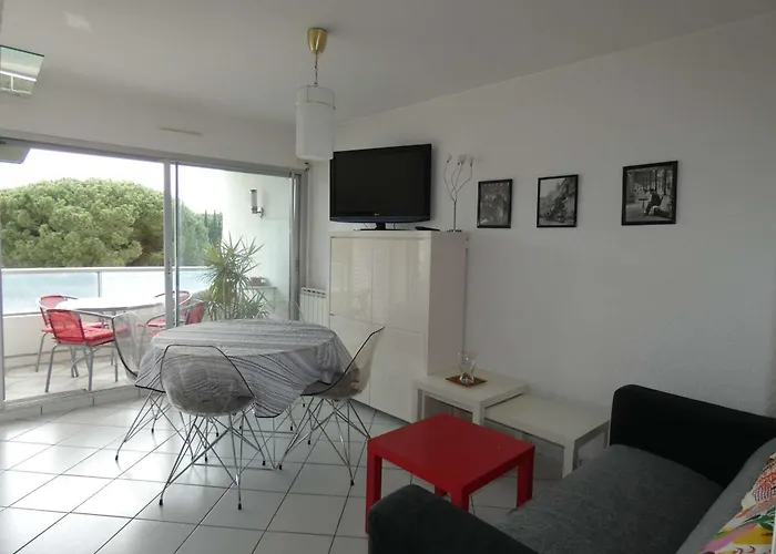 2 Pieces Avec Piscine, Parking Prive, Proche Commerces Et Plage, Expose Sud - Fr-1-328-264